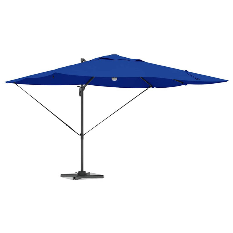 ギャラリービューアに画像をロードする, Vidaxl parasol azurblauw 351 x 250 x 253 cm polyester en aluminium
