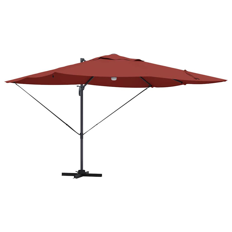 ギャラリービューアに画像をロードする, Vidaxl parasol terracotta 351 x 250 x 253 cm polyester en aluminium
