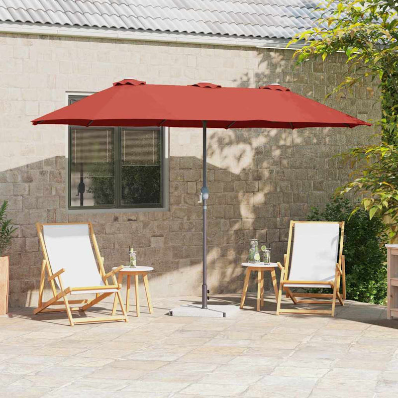 ギャラリービューアに画像をロードする, Vidaxl tuinparasol terracotta 370 x 197 x 239 cm
