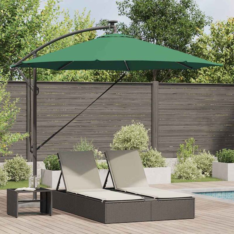 Afbeelding laden in galerijviewer, Vidaxl parasol groen 294 x 294 x 248 cm polyester en aluminium
