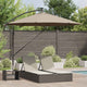 Vidaxl parasol taupe 294 x 294 x 248 cm polyester en aluminium