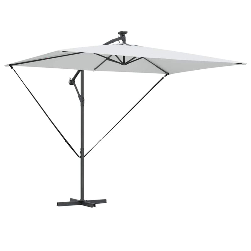 Chargez l'image dans la visionneuse de la galerie, Vidaxl parasol zand 294 x 200 x 270 cm polyester en aluminium
