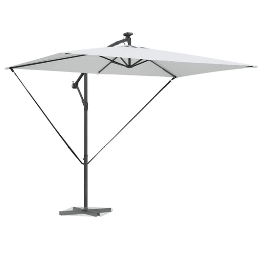 Vidaxl parasol zand 294 x 200 x 270 cm polyester en aluminium