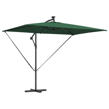 Vidaxl parasol groen 294 x 200 x 270 cm polyester en aluminium