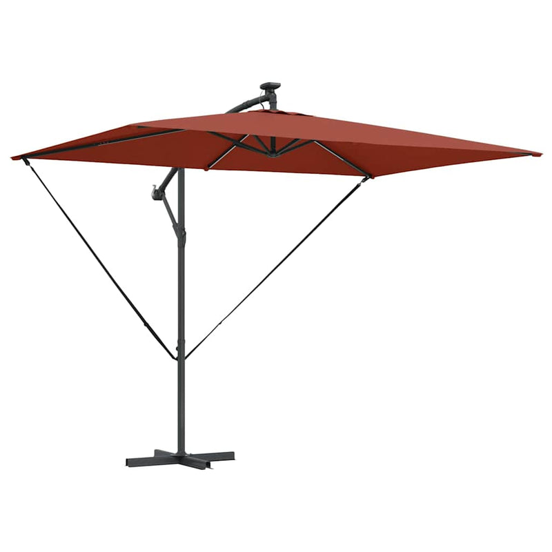 ギャラリービューアに画像をロードする, Vidaxl parasol terracotta 294 x 200 x 270 cm polyester en aluminium
