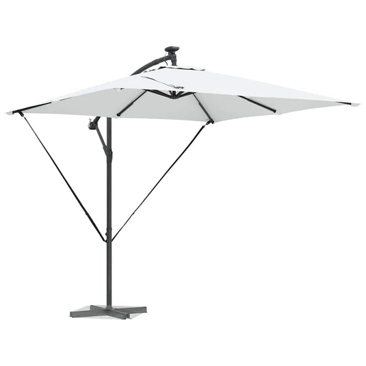 Vidaxl cantilever banana parasol zand 249 x 249 x 250 cm