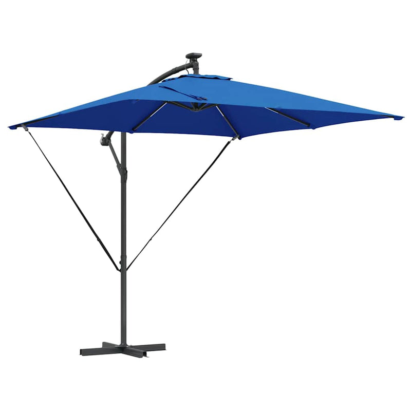 ギャラリービューアに画像をロードする, Vidaxl cantilever banana parasol blauw 249 x 249 x 250 cm
