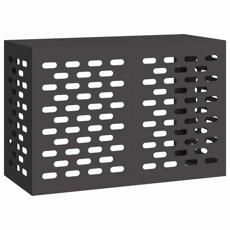 Afbeelding laden in galerijviewer, Vidaxl airconditioner hoes zwart 90 x 40 x 60 cm staal
