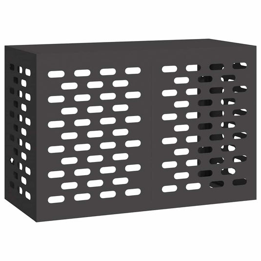 Vidaxl airconditioner hoes zwart 90 x 40 x 60 cm staal