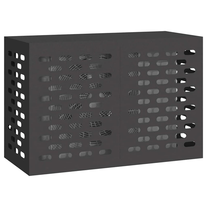 Afbeelding laden in galerijviewer, Vidaxl airconditioner hoes zwart 90 x 40 x 60 cm staal
