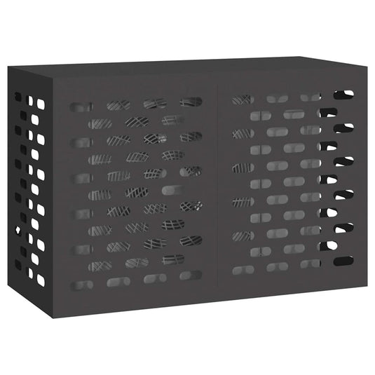 Vidaxl airconditioner hoes zwart 90 x 40 x 60 cm staal