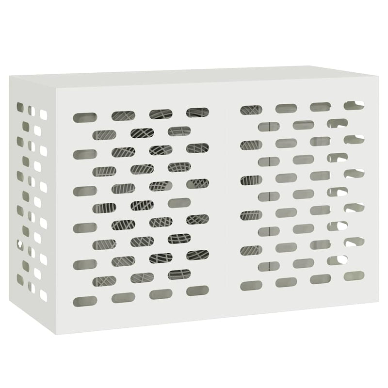 Afbeelding laden in galerijviewer, Vidaxl airconditioner hoes wit 90 x 40 x 60 cm staal
