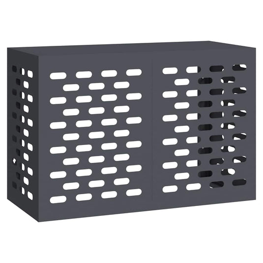 Vidaxl airconditioner hoes antraciet 90 x 40 x 60 cm staal
