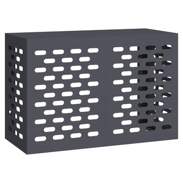 Vidaxl airconditioner hoes antraciet 90 x 40 x 60 cm staal
