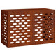 Vidaxl airconditioner hoes roestig 90 x 40 x 60 cm cortenstaal