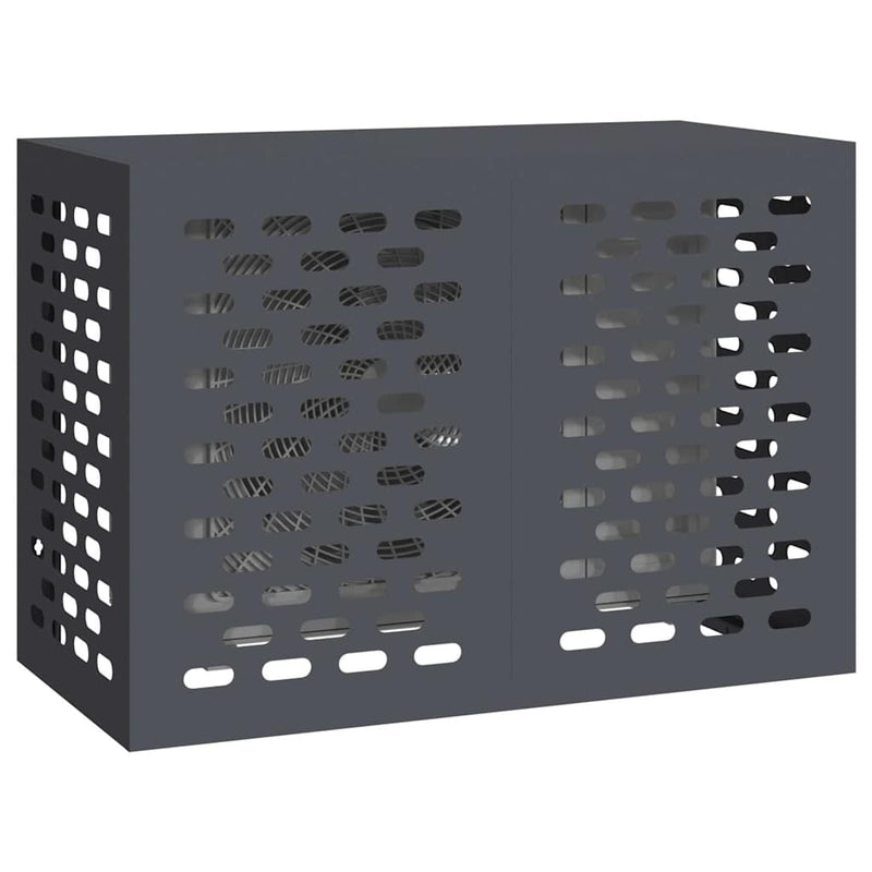 Afbeelding laden in galerijviewer, Vidaxl airconditioner hoes antraciet 100 x 50 x 70 cm staal
