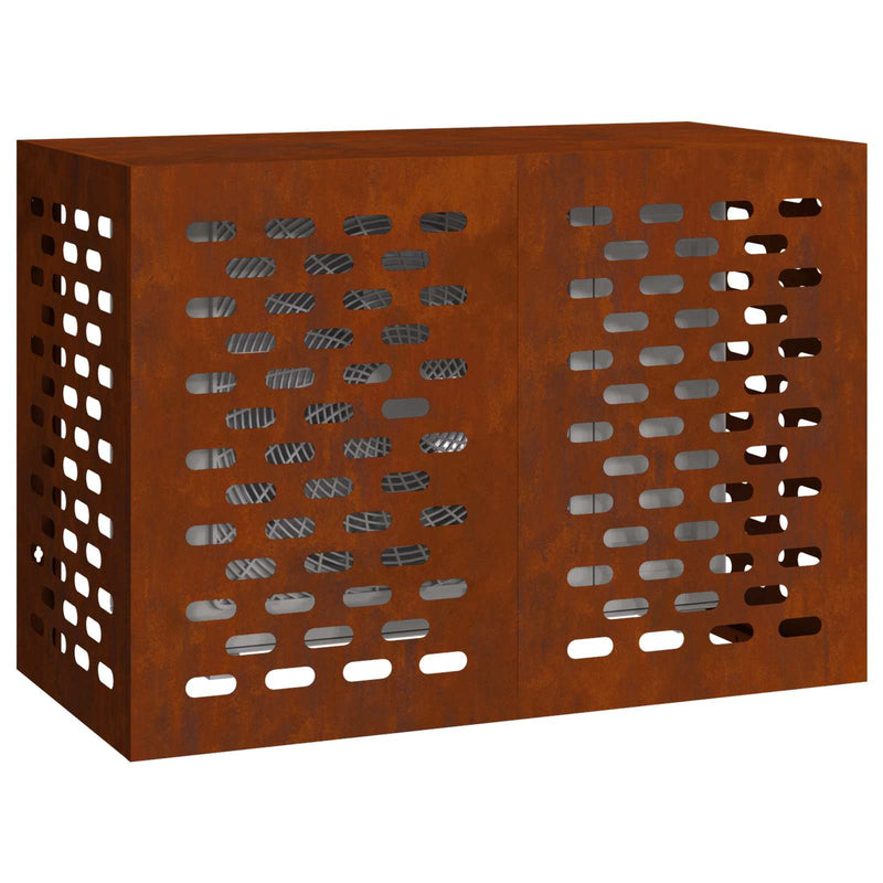Afbeelding laden in galerijviewer, Vidaxl airconditioner hoes roestig 100 x 50 x 70 cm cortenstaal
