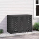 Vidaxl airconditioner hoes zwart 110 x 50 x 80 cm staal