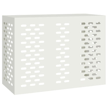 Vidaxl airconditioner hoes wit 110 x 50 x 80 cm staal