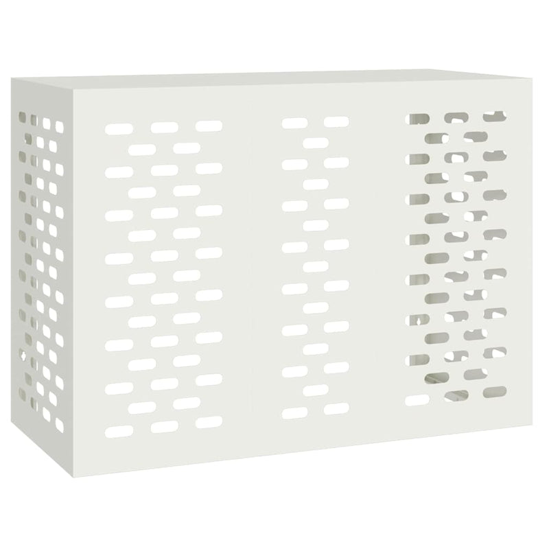 Afbeelding laden in galerijviewer, Vidaxl airconditioner hoes wit 110 x 50 x 80 cm staal
