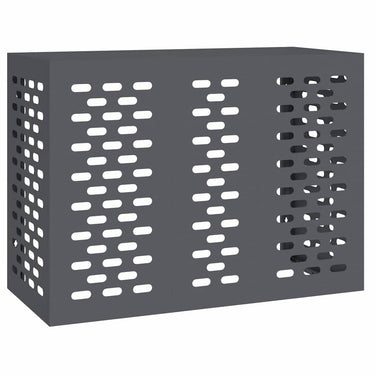 Vidaxl airconditioner hoes antraciet 110 x 50 x 80 cm staal