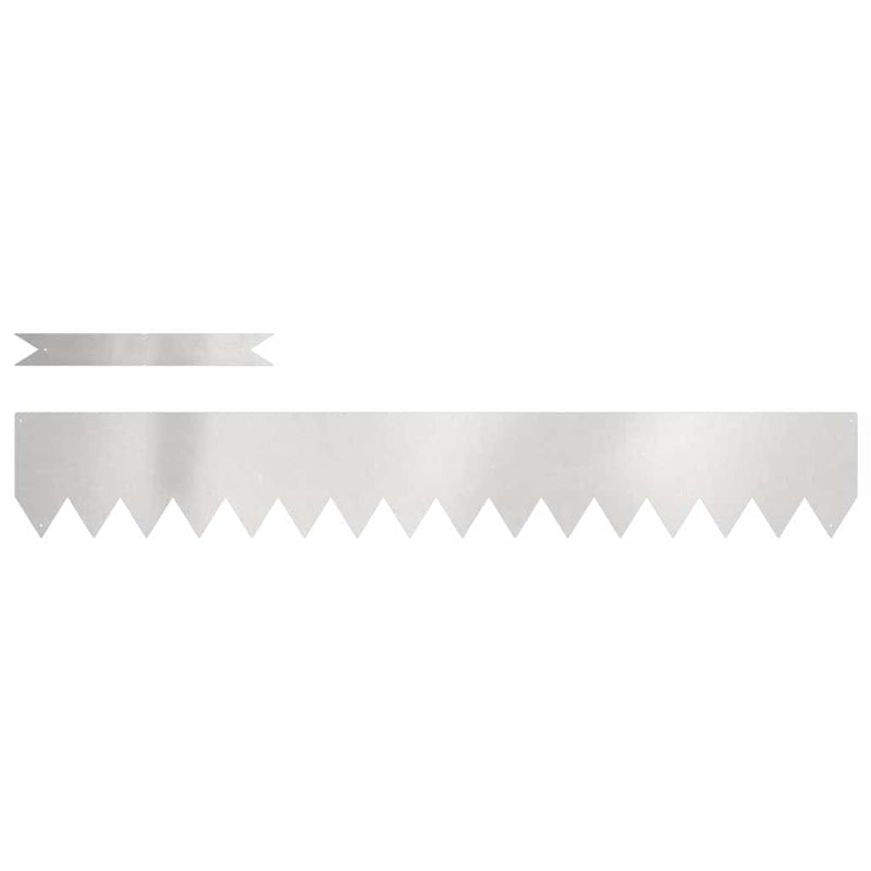 Afbeelding laden in galerijviewer, Vidaxl tuinrand 30 pcs zilver 100 x 0.05 x 20 cm roestvrij staal
