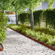Vidaxl tuinrand 20 pcs bruin 100 x 0.05 x 20 cm cortenstaal