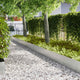 Vidaxl tuinrand 20 pcs zilver 100 x 0.05 x 20 cm gegalvaniseerd staal