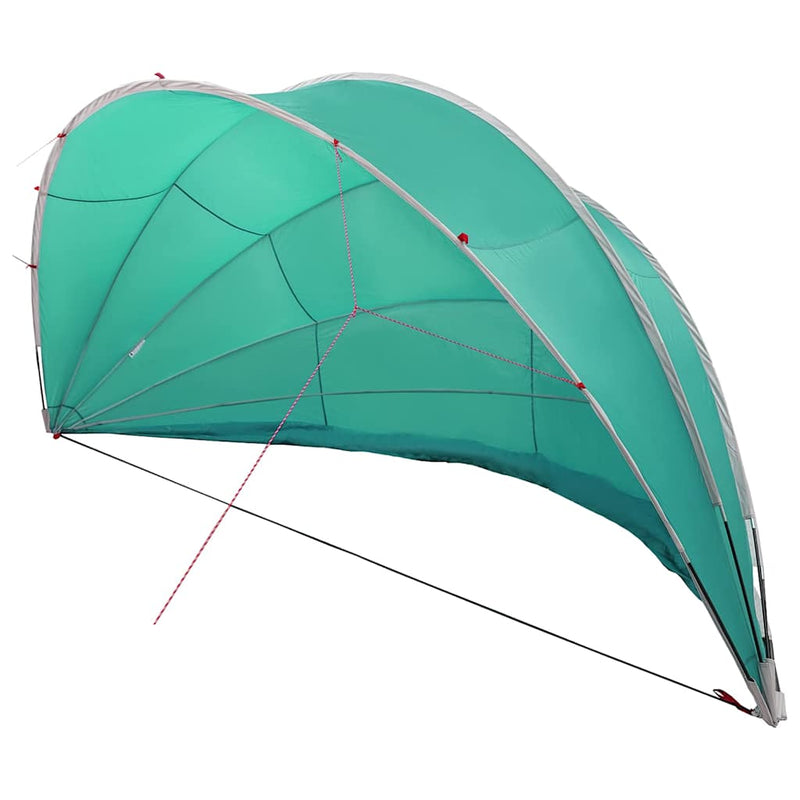 Chargez l'image dans la visionneuse de la galerie, Vidaxl pooldome blauw 592 x 590 x 275 cm 185t polyester met pu-coating
