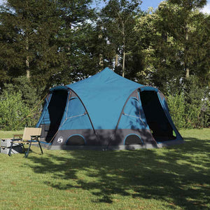 Vidaxl koepeltent met dak met opslag blauw 505 x 450 x 248 cm