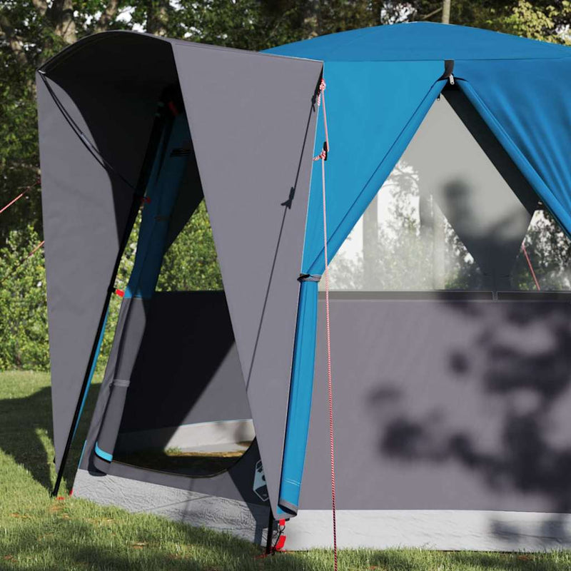 Afbeelding laden in galerijviewer, Vidaxl huisje tent met dak blauw en grijs 320 x 320 x 203 cm
