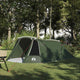 Vidaxl tunneltent met dak met opslag groen en wit 328 x 228 x 115 cm