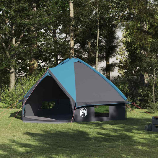 Vidaxl teepee tent met dak blauw en grijs 490 x 410 x 210 cm