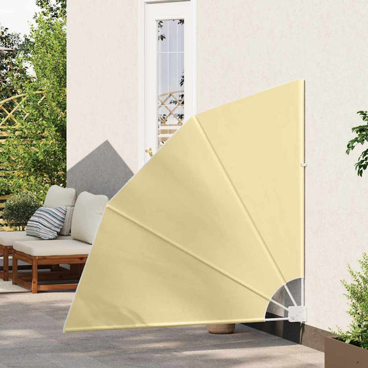 Vidaxl balkon privacy scherm 140 x 140 cm polyester zand