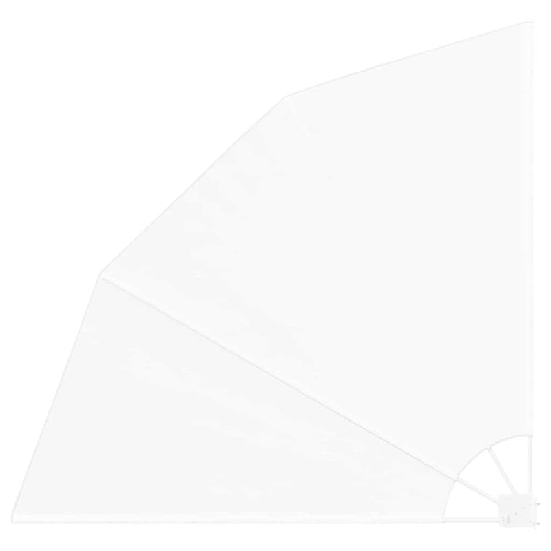 ギャラリービューアに画像をロードする, Vidaxl balkon privacy scherm wit 140 x 140 cm polyester
