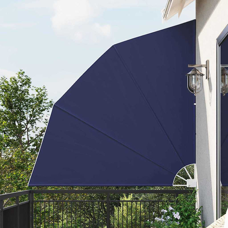 Chargez l'image dans la visionneuse de la galerie, Vidaxl balkon privacy scherm marineblauw 210 x 210 cm polyester
