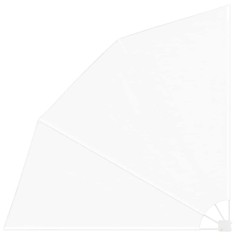 ギャラリービューアに画像をロードする, Vidaxl balkon privacy scherm wit 210 x 210 cm polyester
