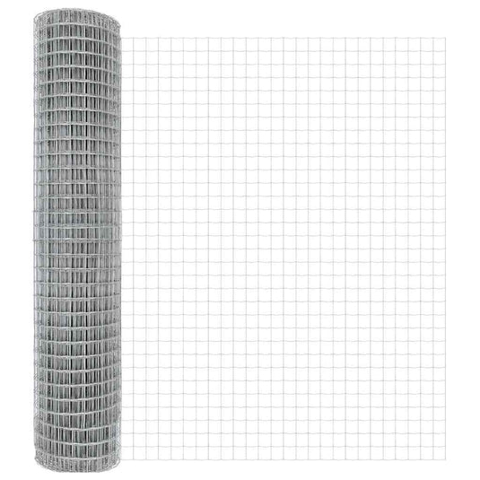 Vidaxl euro hek 1,6 x 10 m pvc-gecoat ijzer