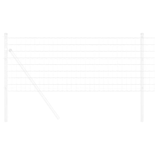 Vidaxl euro hek 0,6 x 10 m pvc-gecoat ijzer