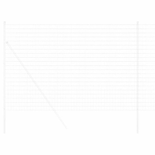 Vidaxl euro hek 1,5 x 10 m pvc-gecoat ijzer