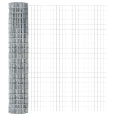 Vidaxl euro hek 1,6 x 10 m pvc-gecoat ijzer