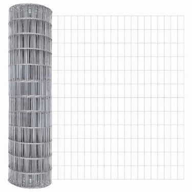 Vidaxl euro hek 1,5 x 10 m pvc-gecoat ijzer