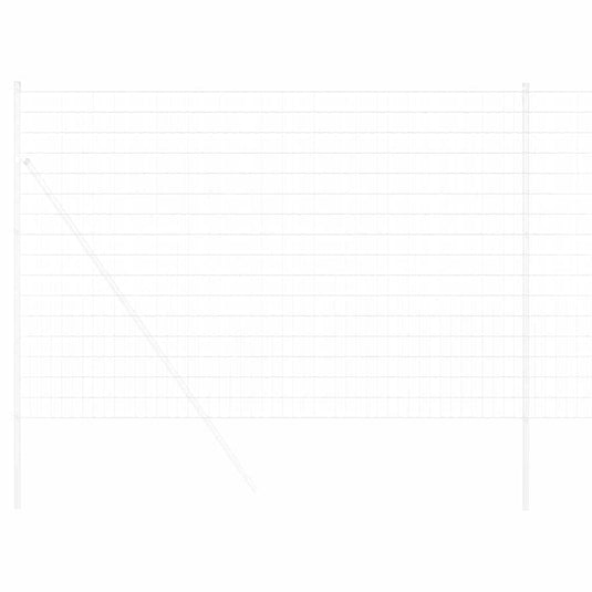 Vidaxl euro hek 1,6 x 10 m pvc-gecoat ijzer