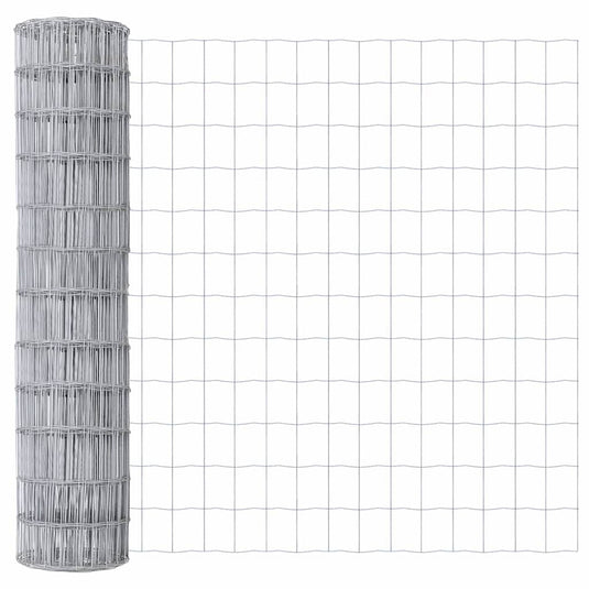 Vidaxl euro hek 1 x 10 m pvc-gecoat ijzer