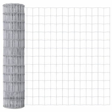 Vidaxl euro hek 1,2 x 10 m pvc-gecoat ijzer