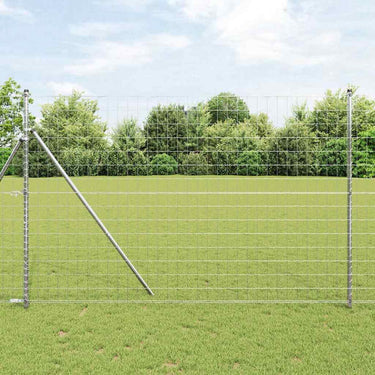 Vidaxl euro hek 1,5 x 10 m pvc-gecoat ijzer