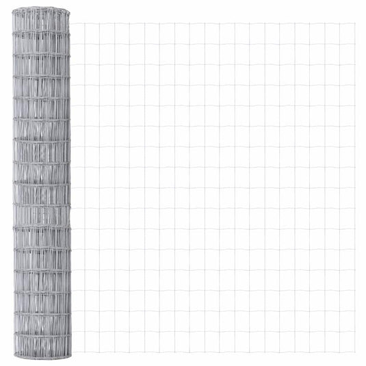 Vidaxl euro hek 1,5 x 10 m pvc-gecoat ijzer