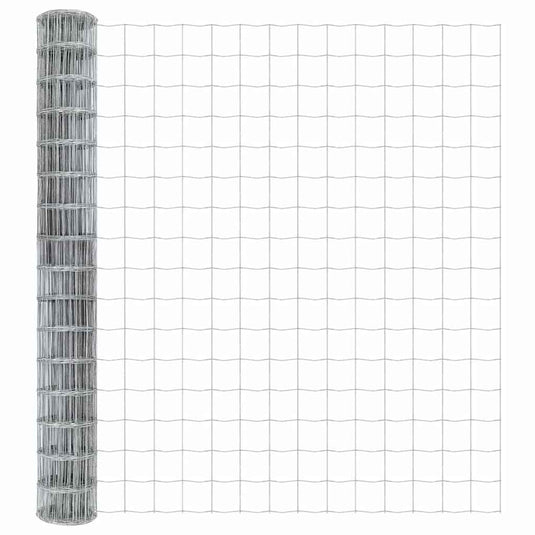 Vidaxl euro hek 1,5 x 10 m pvc-gecoat ijzer