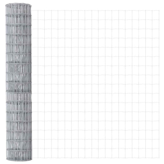 Vidaxl euro hek 1,5 x 10 m pvc-gecoat ijzer