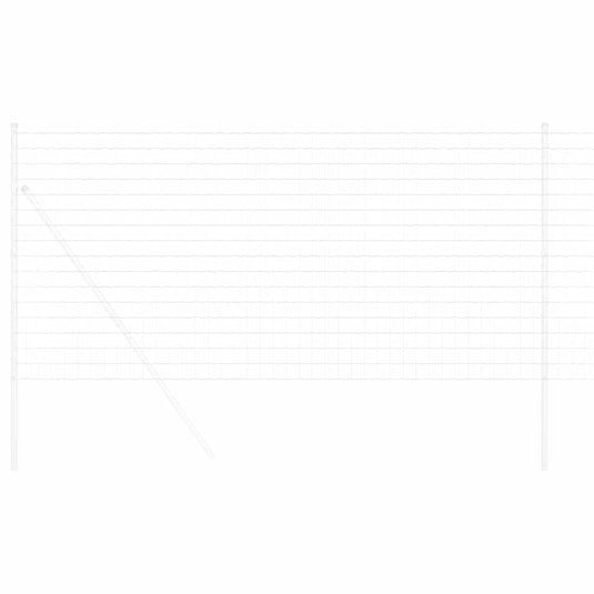 Vidaxl euro hek 1 x 25 m pvc-gecoat ijzer